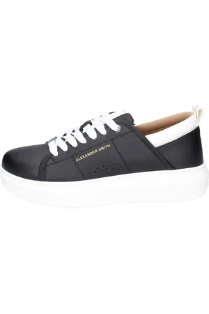 Alexander Smith Schoenen, Heren, Zwart, 42 EU, Leer, Heren Synthetisch Leren Sneakers
