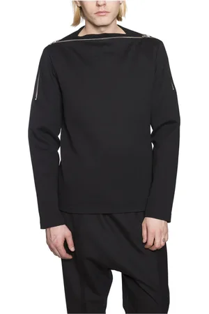 JUUN.J Tops, Heren, Zwart, S, Gebreide Kraag Sweater