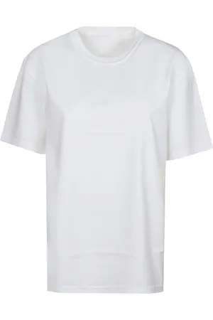Alexander Wang Tops, Dames, Wit, XS, Katoen, Logo Essential T-Shirt