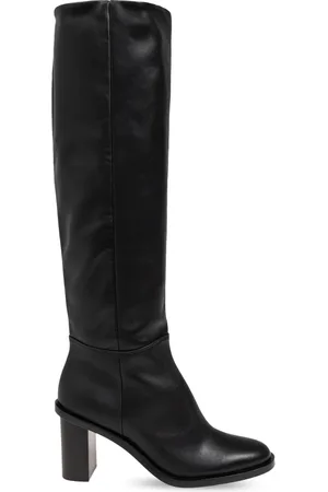 Max Mara Schoenen, Dames, Zwart, 40 EU, Leer, Leren Laarzen