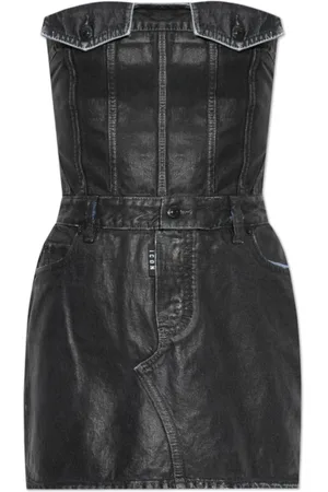 Dsquared2 Kleedjes, Dames, Zwart, S, Denim, Denim Jurk
