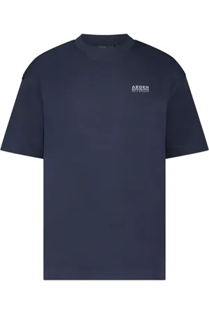 Aeden Tops, Heren, Blauw, M, Nachtelijke Hemel T-shirt voor Mannen
