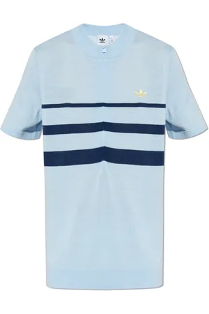 adidas Tops, Heren, Blauw, XL, Wol, Wollen Top