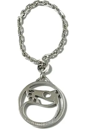 Hermès Pre-owned, unisex, Grijs, ONE Size, Pre-owned Silver key-holders
