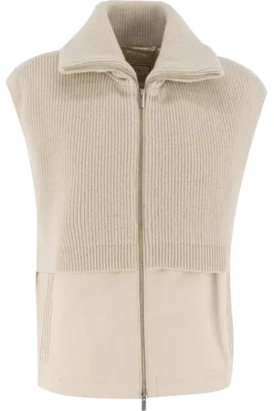 PESERICO SIGN Jassen, Dames, , M, Gilet met lurex details en ritssluiting