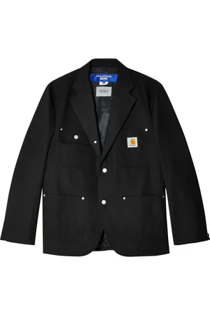 JUNYA WATANABE Jassen, Heren, Zwart, L, Katoen, Stijlvolle jas voor mannen en vrouwen