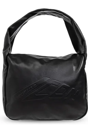 Dsquared2 Tassen, Dames, Zwart, ONE Size, Leer, Leren Schoudertas