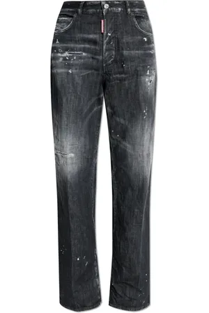 Dsquared2 Jeans, Dames, Grijs, S, Katoen, Jeans San Diego