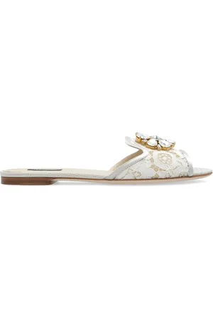 Dolce & Gabbana Schoenen, Dames, , 36 EU, Leer, Slippers 
