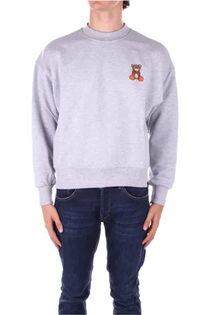 BARROW Sweatshirts & Hoodies, Heren, Grijs, M, Katoen, Grijze Logo Front Sweater