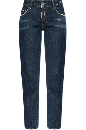 Dsquared2 Jeans, Dames, Blauw, 4Xs, Katoen, Jeans Medium Waist Jennifer
