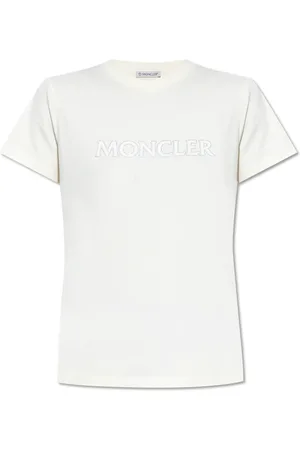 Moncler Tops, Dames, , S, Katoen, T-shirt met logo