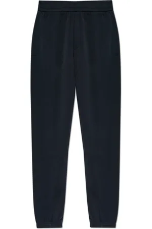 Emporio Armani Broeken, Heren, Blauw, L, Polyester, Trainingsbroeken