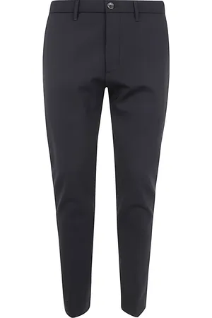Nine In The Morning Broeken, Heren, Zwart, L, Wol, Zwarte Slim Chino Broek voor Mannen