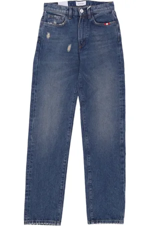 AMISH Jeans, Dames, Blauw, W29, Denim, Dames Straight Denim Jeans