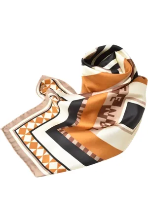 Fendi Pre-owned, Dames, Veelkleurig, ONE Size, Tweed, Pre-owned Canvas scarves