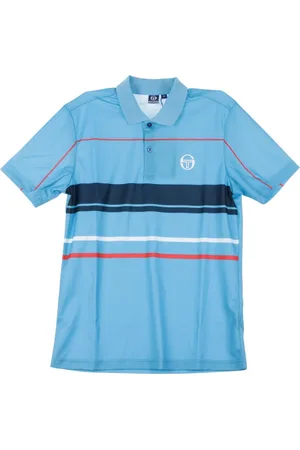 Sergio Tacchini Tops, Heren, Blauw, M, Hemelsblauw Poloshirt voor Mannen