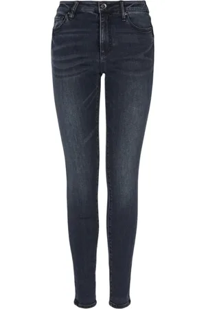 Armani Exchange Jeans, Dames, Blauw, W29, Denim, Blauwe Skinny Fit Denim Jeans