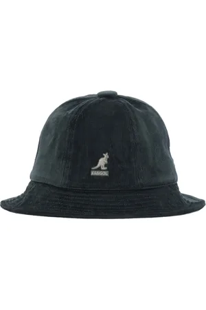 Kangol Accessoires, Heren, Zwart, M, Katoen, Cord Casual Bucket Hat Velvet