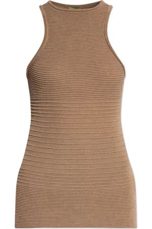 GAUGE81 Tops, Dames, Bruin, S, Wol, Top Hiawa