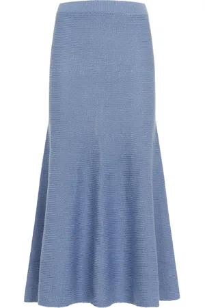 GABRIELA HEARST Rokken, Dames, Blauw, S, Denim, Lichtblauwe Denim Manni Rok