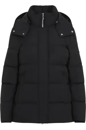 Moose Knuckles Jassen, Dames, Zwart, S, Zwarte jas voor vrouwen Aw 24