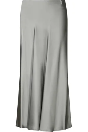 HERNO Rokken, Dames, Grijs, M, Grijze Elegante Rokken Aw 24