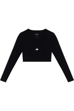 Balenciaga Sweatshirts & Hoodies, Dames, Zwart, S, Stijlvolle Top met Hoge Hals