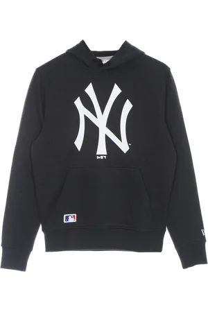 New Era Sweatshirts & Hoodies, Heren, Blauw, L, Katoen, NY Yankees Logo Hoodie Navy/Wit