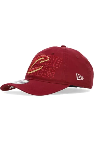 New Era Accessoires, unisex, Rood, ONE Size, Katoen, Cleveland Cavaliers NBA Draft Gebogen Pet