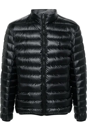 Givenchy Jassen, Heren, Zwart, M, Zwarte gewatteerde lichtgewicht jas