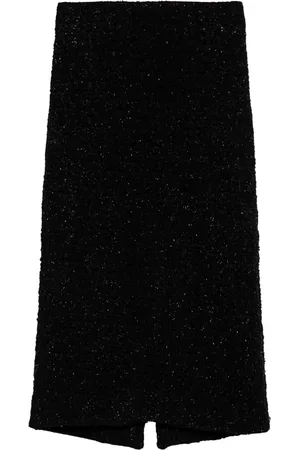 Balenciaga Rokken, Dames, Zwart, M, Mini Rok in Trendy Stijl