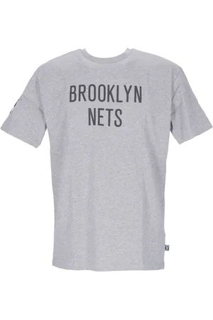 New Era Tops, Heren, Grijs, S, Katoen, NBA Brooklyn Nets Oversized Tee