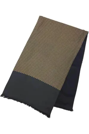 Hermès Pre-owned, unisex, Zwart, ONE Size, Pre-owned Silk scarves