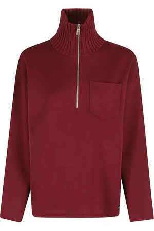 Moschino Truien, Dames, Rood, M, Polyester, Stretch Viscose Top