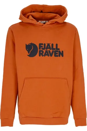 Fjällräven Sweatshirts & Hoodies, Heren, Bruin, M, Katoen, Terracotta Logo Hoodie