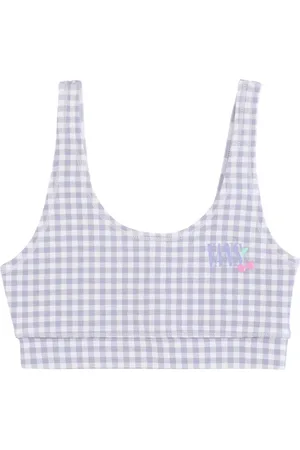 Vans Tops, Dames, Paars, S, Katoen, Gingham Bralet Lavender Top