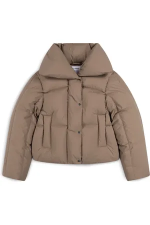 Axel Arigato Jassen, Dames, Bruin, L, Mist Puffer Jacket
