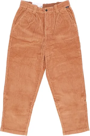 Element Broeken, Heren, Oranje, L, Katoen, Oranje Chino Broek met Elastische Tailleband