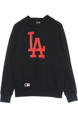 New Era Sweatshirts & Hoodies, Heren, Blauw, L, Katoen, MLB Seizoensgebonden Team Logo Hoodie
