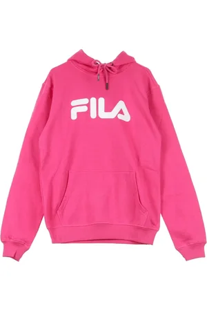 Fila Sweatshirts & Hoodies, Heren, Roze, L, Katoen, Roze Kangaroo Hoodie Sweatshirt met lange mouwen