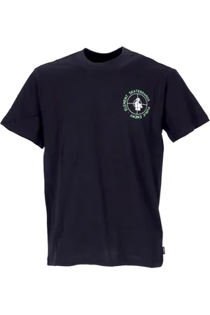 Element Tops, Heren, Zwart, M, Katoen, Logo Tee Flint Heren T-shirt
