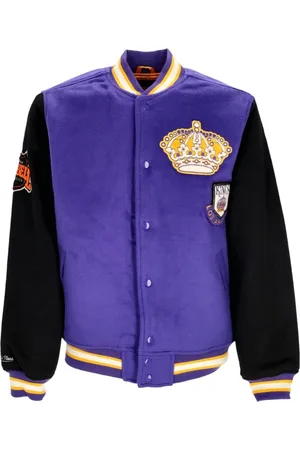 Mitchell & Ness Jassen, Heren, Paars, L, Wol, NHL Team Legacy Varsity Jacket Loskin