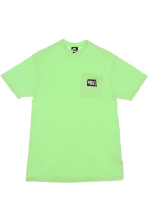 Nike Kleedjes, Dames, Groen, M, Katoen, Ghost /Black Sportkleding Was Jurk