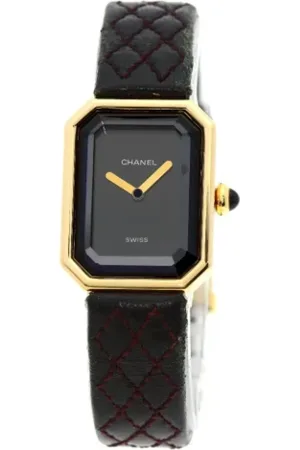 CHANEL Pre-owned, Dames, Zwart, ONE Size, Pre-owned Yellow Gold watches