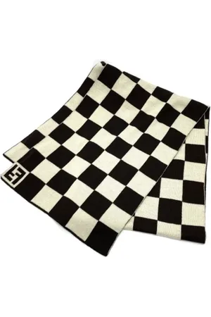 Fendi Pre-owned, Dames, Veelkleurig, ONE Size, Wol, Pre-owned Wool scarves