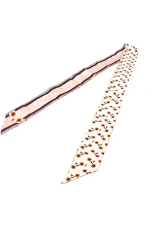 Fendi Pre-owned, Dames, Roze, ONE Size, Pre-owned Fabric scarves