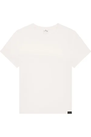 Courrèges Tops, Dames, Wit, L, Katoen, Casual Katoenen T-shirt