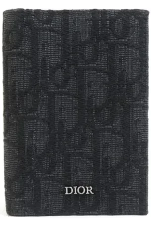 Dior Pre-owned, Heren, Zwart, ONE Size, Pre-owned Canvas home-office