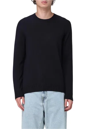 DRUMOHR Truien, Heren, Blauw, M, Blauwe Sweater Collectie